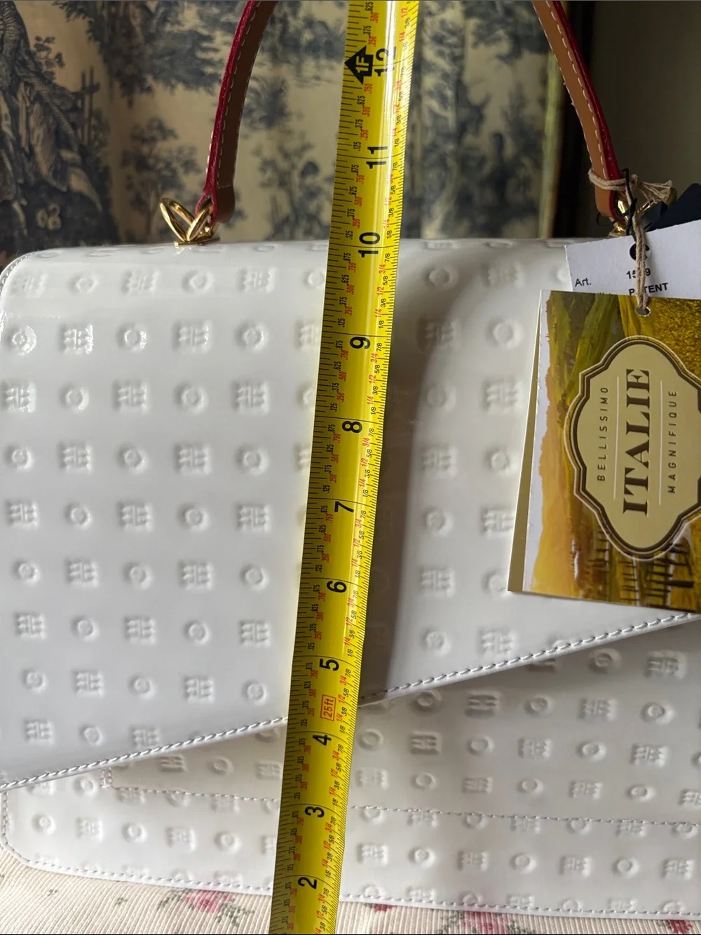 White Arcadia Leather bag